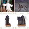 Halloween Village for Home Decor, 10Inch Lighted Cute Halloween House Resin Statue with Music and Colorful Light, Haunted House Gift for Table Yard Outdoor Indoor Party Decoration